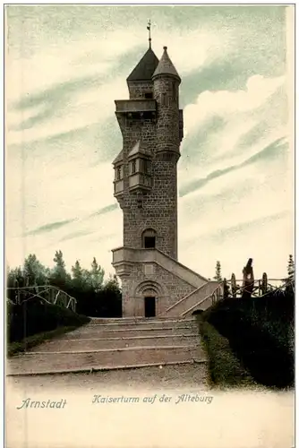 Arnstadt - Kaiserturm auf der Alteburg -112154