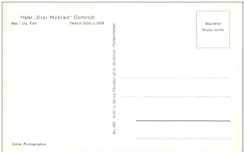 Garmisch - Hotel Drei Mohren -111998