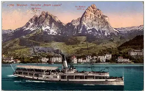Brunnen - Dampfer Stadt Luzern -113376