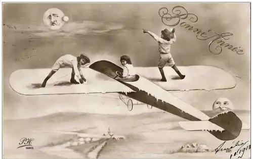 Kinder im Flugzeug im Flugzeug -113454