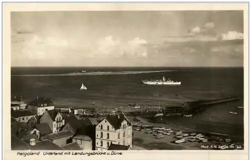 Helgoland - Unterland mit Landungsbrücke -112430