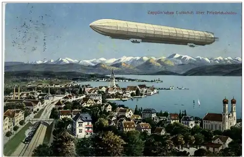 Friedrichshafen mit Zeppelin -114326