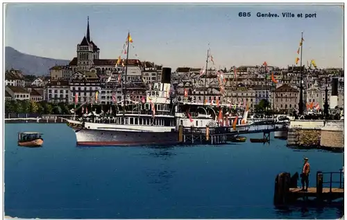 Geneve - ville et port -113374