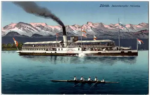 Zürichsee - Salondampfer Helvetia -113396