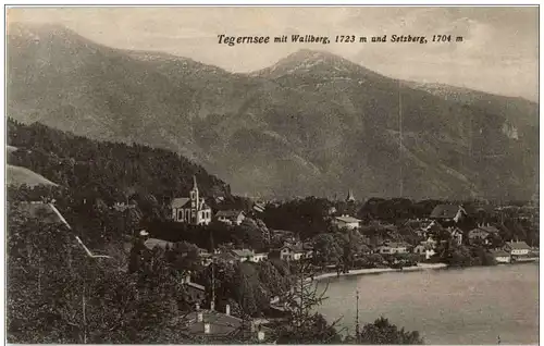 Tegernsee mit Wallberg -112778