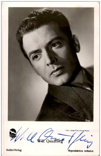 Will Quadflieg - mit Autogramm -113930