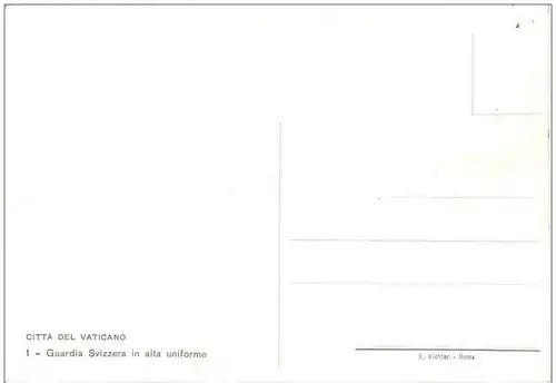 Vatikan - Schweizer Garde -114428