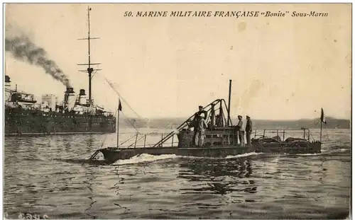 Marine Militaire Francaise - Bonite Sous Marin -114248