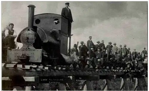 Locomotive for hauling firewood at Walhalla -113360