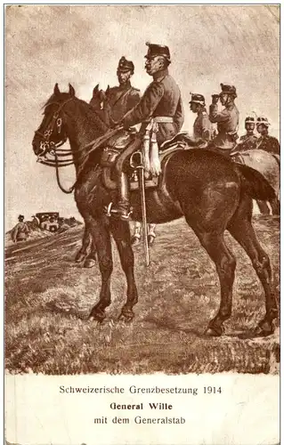 Grenzbesetzung 1914 - General Wille -115050