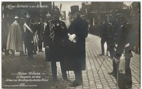 Kaiser Wilhelm II in der Schweiz Forrer -114908