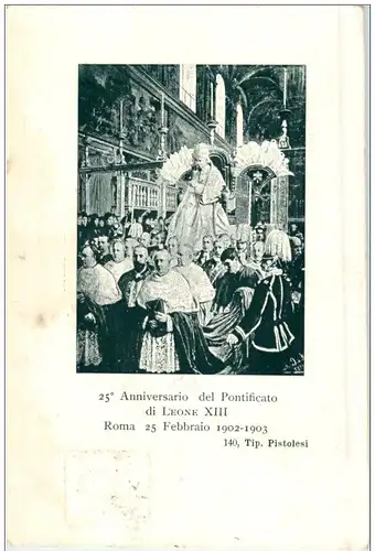 25 Anniversario del Pontificato di Leone XIII 1902 -114518