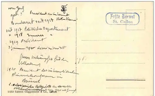 Bundespräsident Gustave Ador -114008