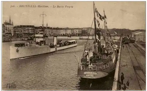 Bruxelles Maritime - Le Bassin Vergote -115912