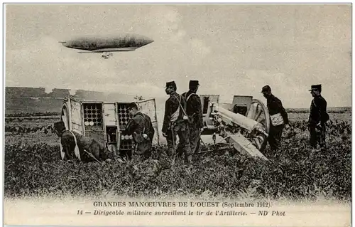 Grandes Manoeuvres de l Quest - Dirigeable militaire Zeppelin -114072