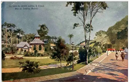 Rio de Janeiro - Un coin du jardin public a Tijuca -115638