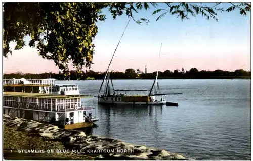 Khartoum - Steamers on Blue Nile -115424