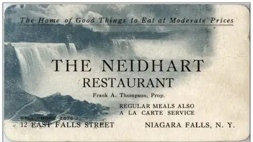 Niagara Falls - The Neidhart Restaurant -115904