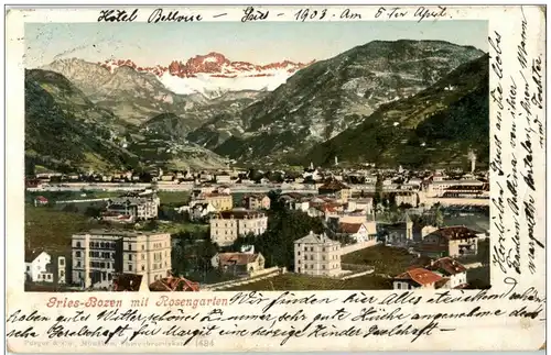 Gries - Bozen mit Rosengarten -115966