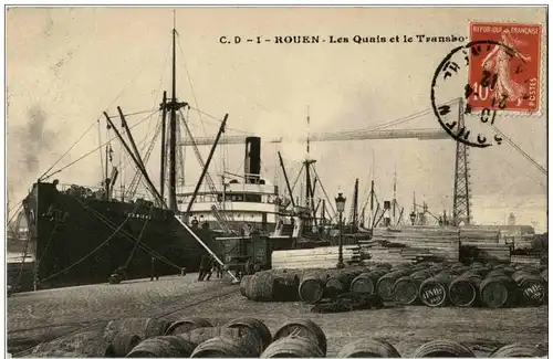Rouen - Les Quais et le Fransboat -116024
