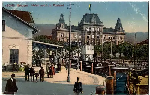 Bregenz - HAfen und Postamt -116294