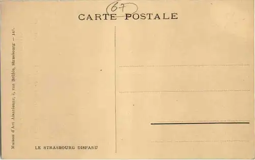 Strasbourg - Wiederaufbau des Münsterschiffes 1873 -59046