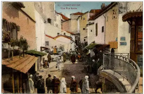 Constantine - Une Rue Arabe -115502