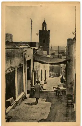 Sousse - une vue dans la ville arabe -115454