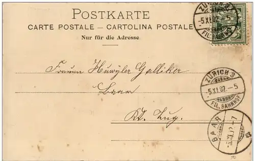 Zürich - VI. Journalisten und Schriftstellertag 1899 -116978