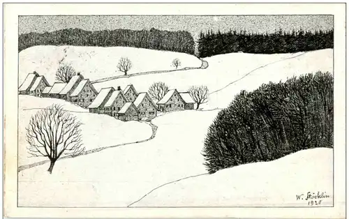 W. Stöcklin - Winterbilder aus dem Baselbiet -116974