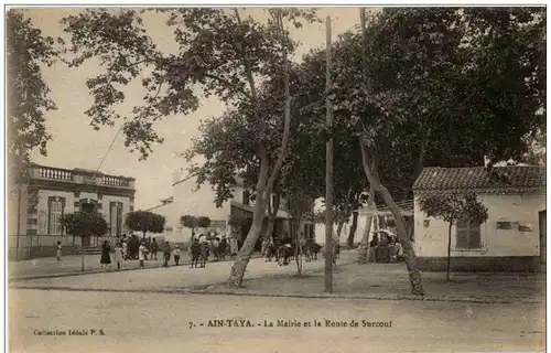 Ain Taya - La Mairie et la Route de Surcouf -115656