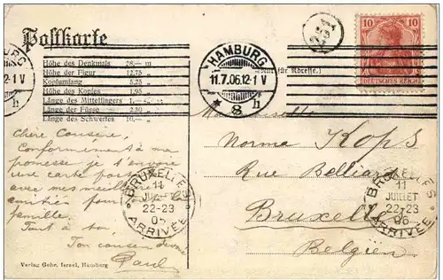 Hamburg - Bismarck Denkmal -116756