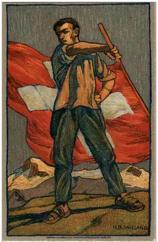 Bundesfeier Postkarte 1912 -116966