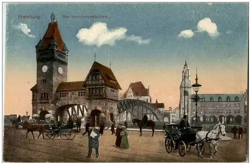 Hamburg - Wandrahmsbrücke -117756