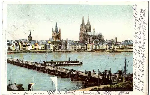 Köln von Deutz gesehen -117732