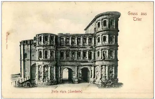 Gruss aus Trier - Porta Nigra - Prägekarte -116820