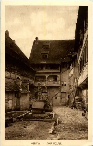 Oberehnheim - Obernai - cour Woelfle -59924