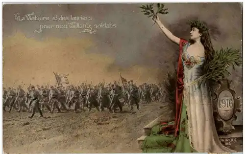 La Victoire et des lauriers pour nos vaillants soldats 1916 -117886