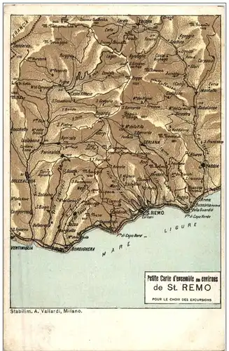 San Remo - Map -116626