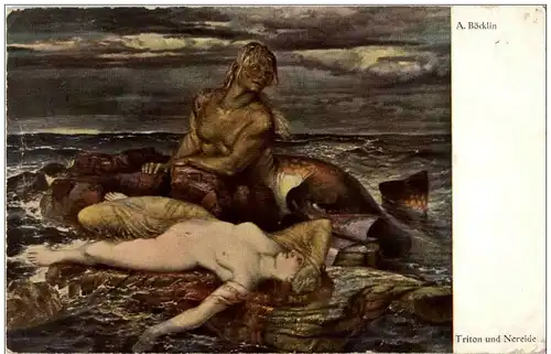 A. Böcklin - Triton und Nereide Erotik -117142
