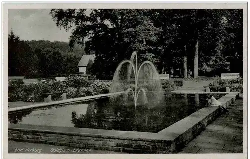 Bad Driburg - Goldfisch Brunnen -117746