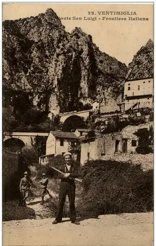 Ventimiglia - Ponte San Luigi Frontiera Italiana -116644