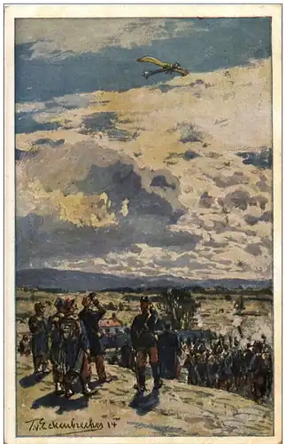 Beschiessung einer deutschen Taube -117282