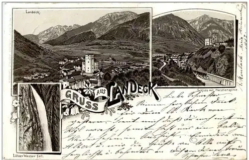 Gruss aus Landeck - Litho -119006