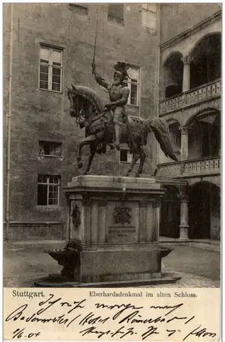 Stuttgart - Eberhardsdenkmal -117698