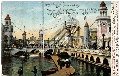 New York - Coney Island - The Chutes Luna Park -118972