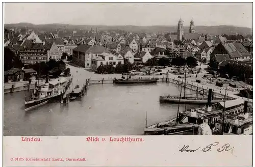 Lindau - Blick vom Leuchtthurm -119736