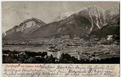 Innsbruck mit Schloss Amras -119108