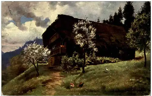 H. Hoffmann - Frühling im Schwarzwald -117156