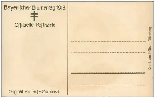 Prof. v. Zumbusch - Bayrischer Blumentag 1913 -118218